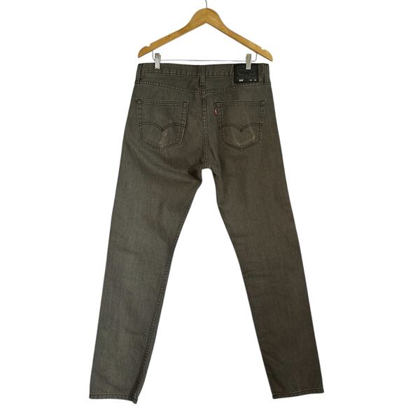 Levi's 508 Jeans Size 34 x 34 Gray Black Label Tapered Fit Denim Discontinued - Picture 2 of 13